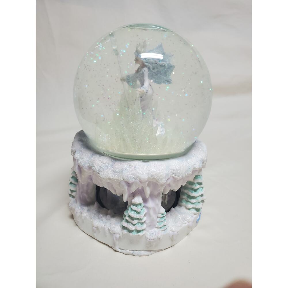 The San Francisco Music Box Company Winter Fairy Globe Music Box in Box - Picture 3 of 8